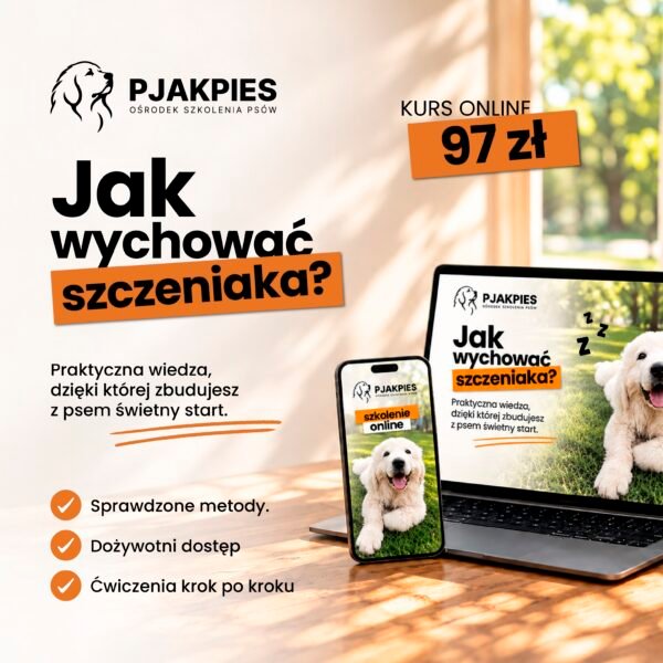 Kurs Online PJAKPIES  - Wychowanie i Szkolenie psa w praktyce
